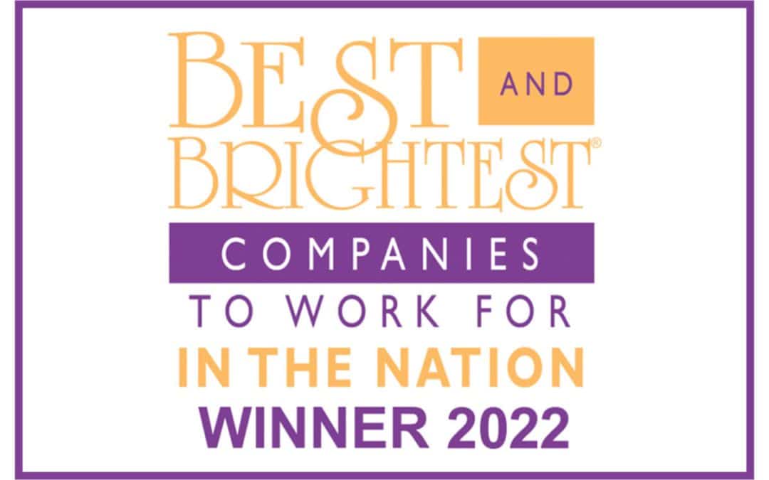 CorrHealth Awarded 2022 Best and Brightest Companies to Work for In The Nation