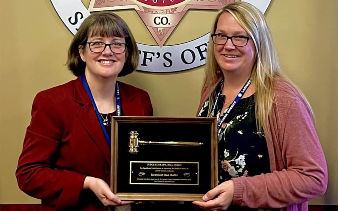 Lieutenant Shaffer receives Conrad L. Ball Award