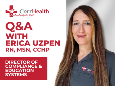 Erica Uzpen Q and A Blog Image - Meet Erica Uzpen RN, MSN, CCHP: Leading the Way in Correctional Healthcare Compliance and Education
